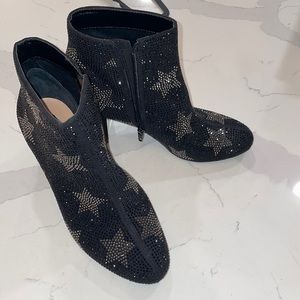 NWOT black star studded booties from INC